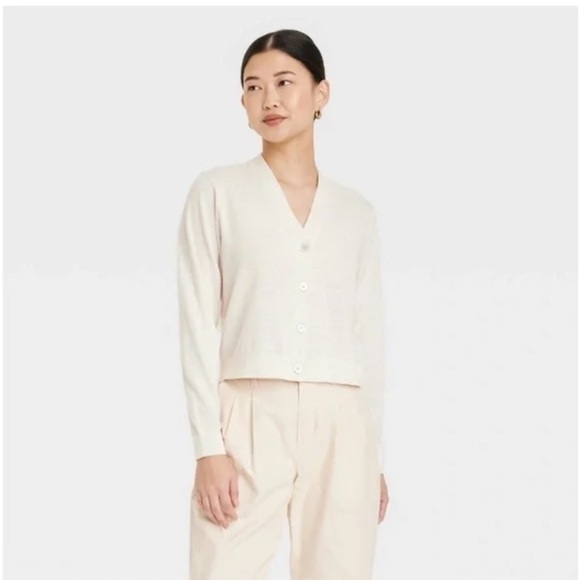 a new day Sweaters - NWT A New Day Cream Cardigan